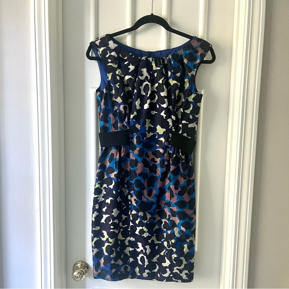 Nanette Lepore Silk Cheetah Print Sheath Dress - Picture 1 of 4
